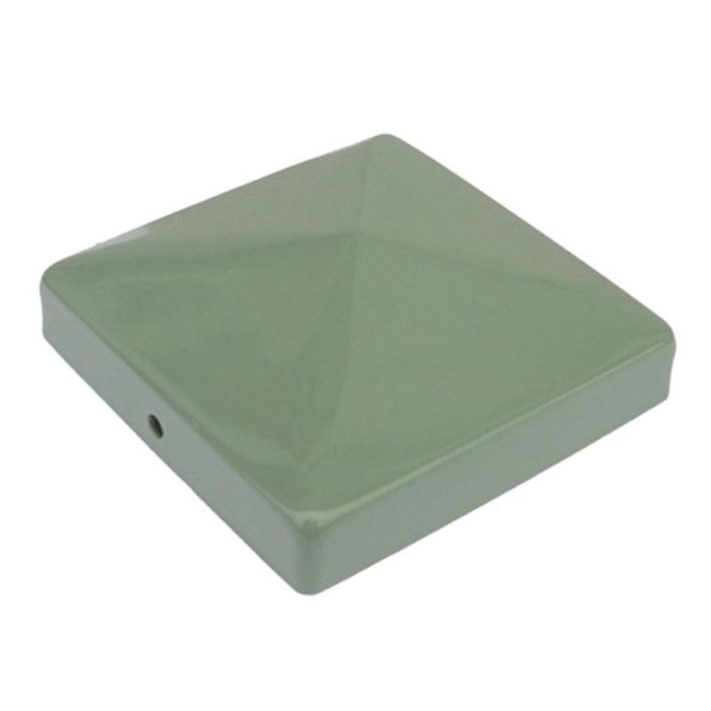 4" X 4" Khaki Steel Post Cap