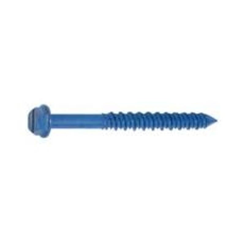 1/4" X 2 1/4" Hex Concrete Screws - 100/Bx