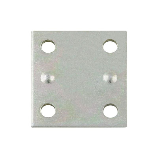 National 1 3/8" X 1 1/2" Mending Braces Zinc 4/pk