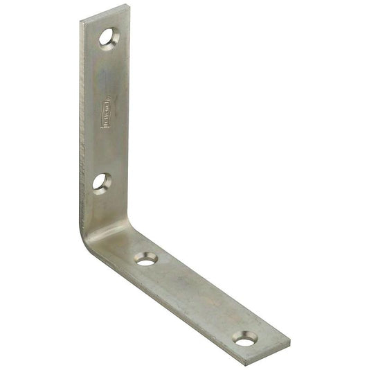 National 7/8" X 4" Corner Brace Zinc