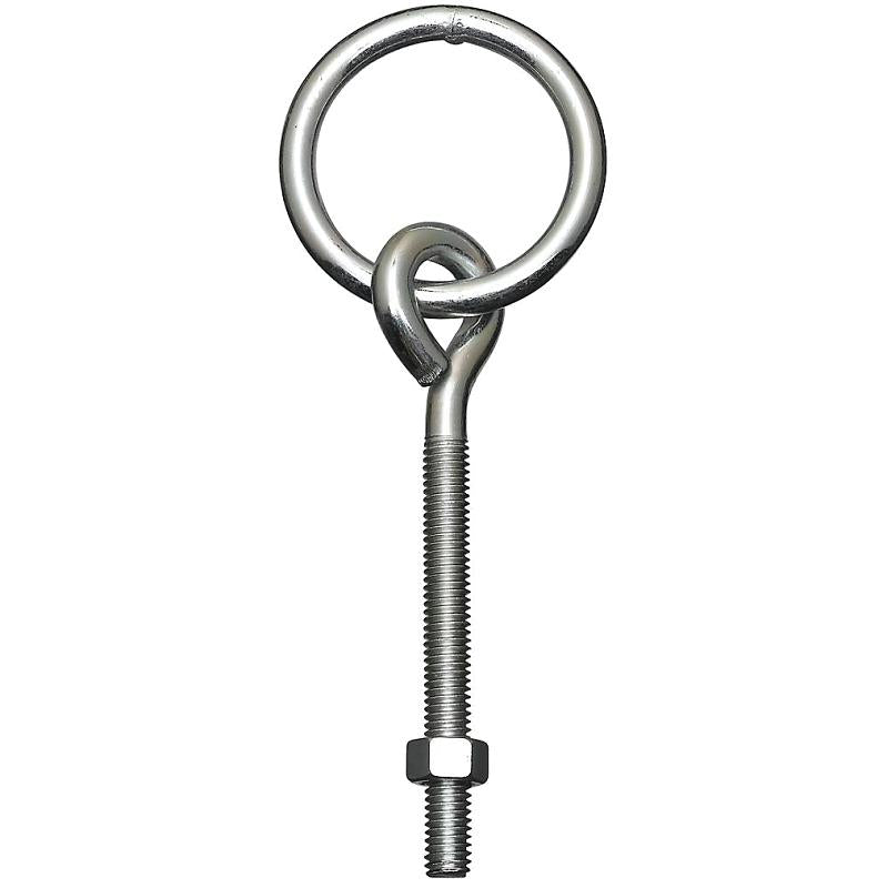 National 3/8" X 5" Hitching Ring W/Eye Bolt