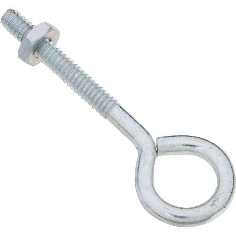 National 3/16" X 2 1/2" Eye Bolt W/Nut Zinc