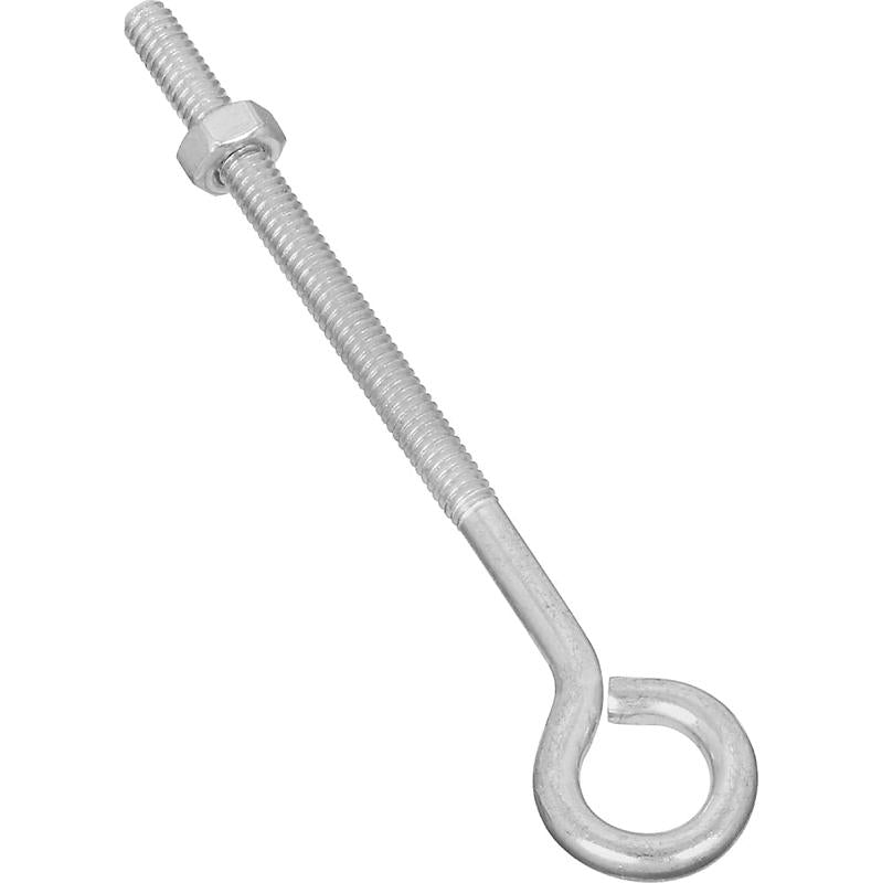 National 1/4" X 5" Eye Bolt W/Nut Zinc