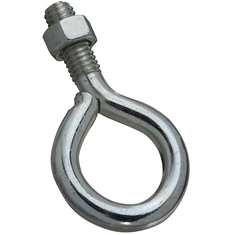 National 3/8" X 3" Eye Bolt W/Nut Zinc