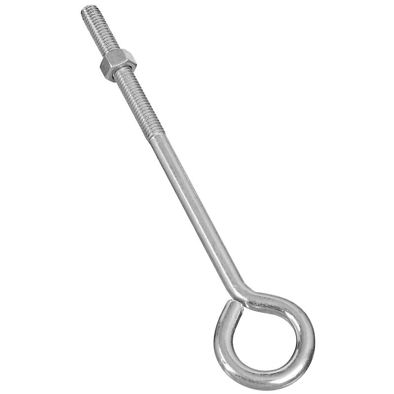 National 3/8" X 8" Eye Bolt W/Nut Zinc