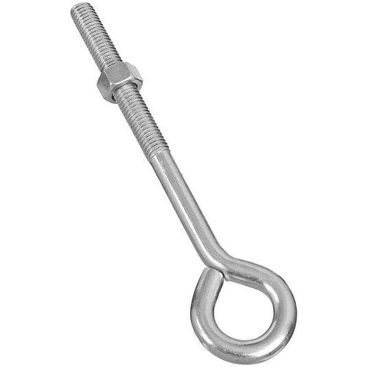 National 1/2" X 8" Eye Bolt W/Nut Zinc