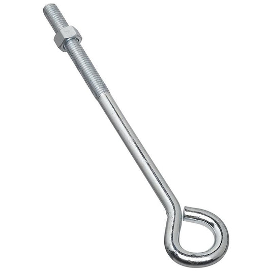 National 1/2" X 10" Eye Bolt W/Nut Zinc