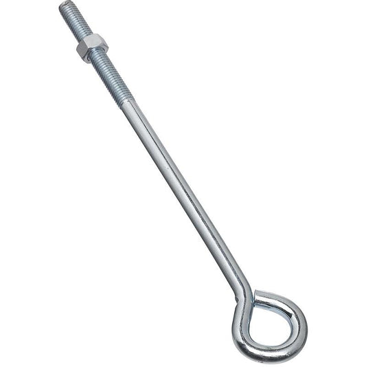 National 1/2" X 12" Eye Bolt W/Nut Zinc