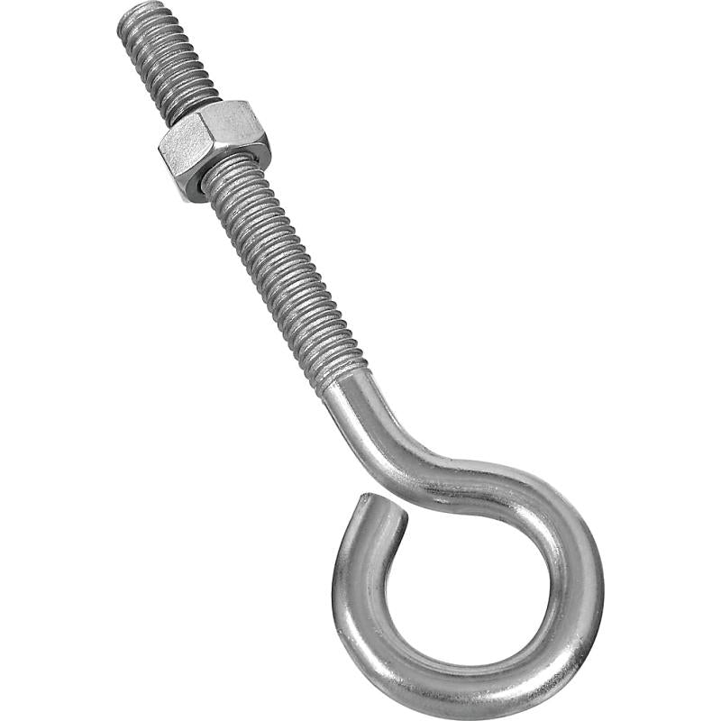 National 1/4" X 2" Eye Bolt W/Nut S.S.