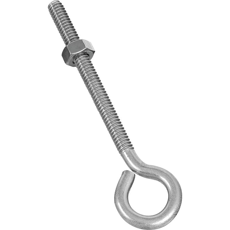 National 1/4" X 4" Eye Bolt W/Nut S.S.