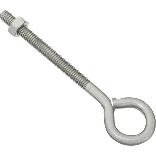 National 5/16" X 5" Eye Bolt W/Nut S.S.