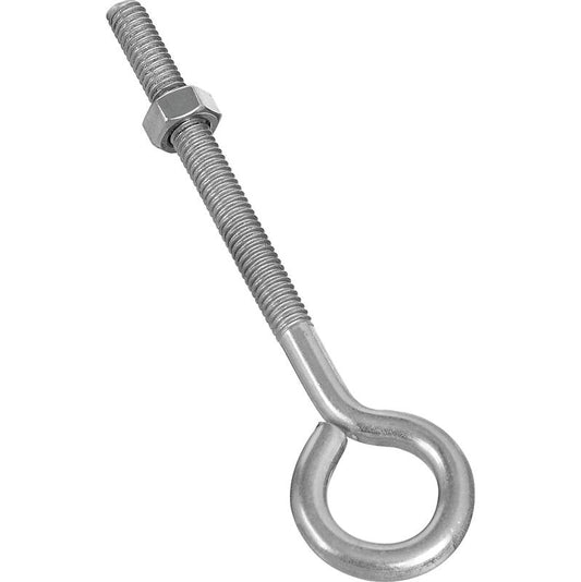 National 3/8" X 6" Eye Bolt W/Nut S.S.