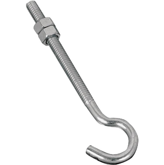 National 5/16" X 5" J Hook Bolt Zinc