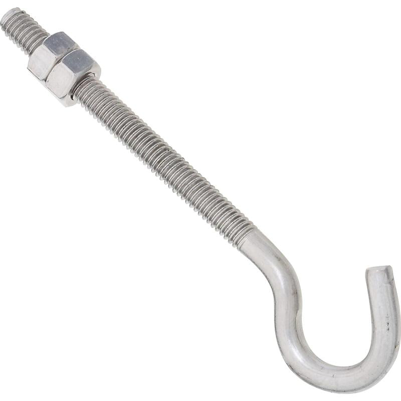 National 5/16" X 5" J Hook Bolt Ss