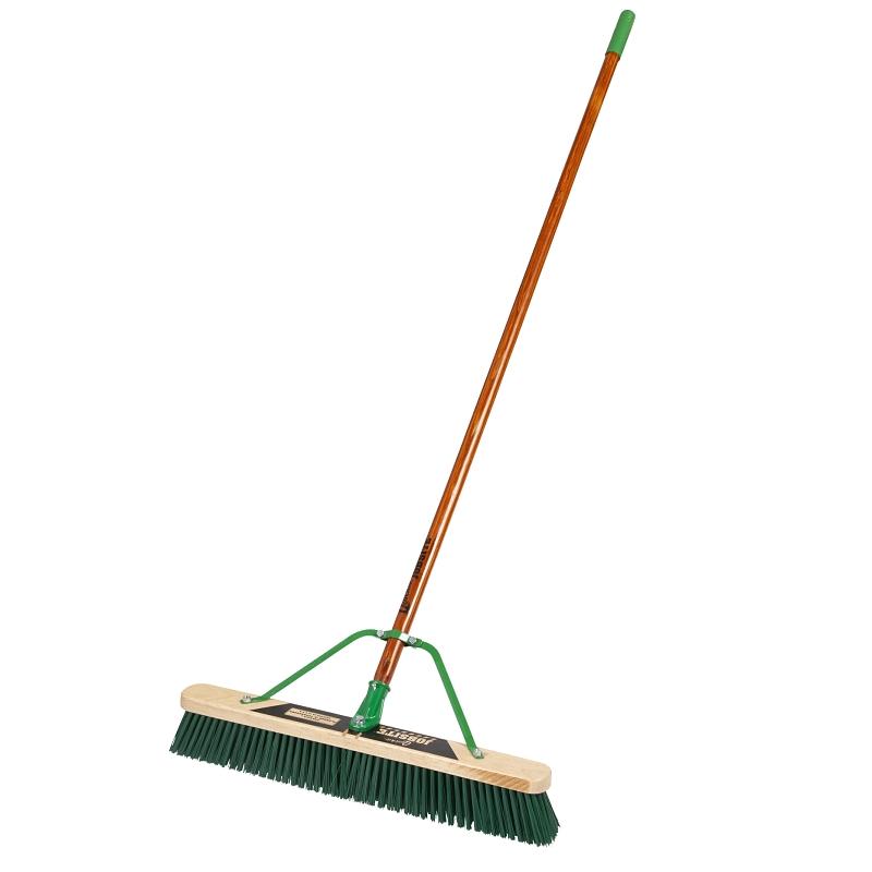 24" Jobsite Pushbroom Stiff