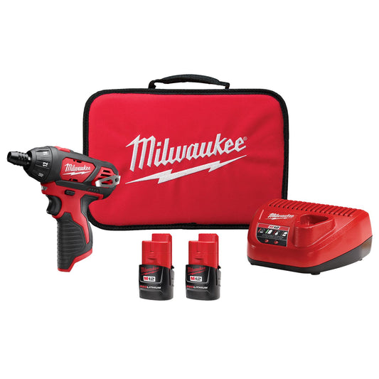 Milwaukee M12 1/4" Hex Screwdriver Kit 2401-22