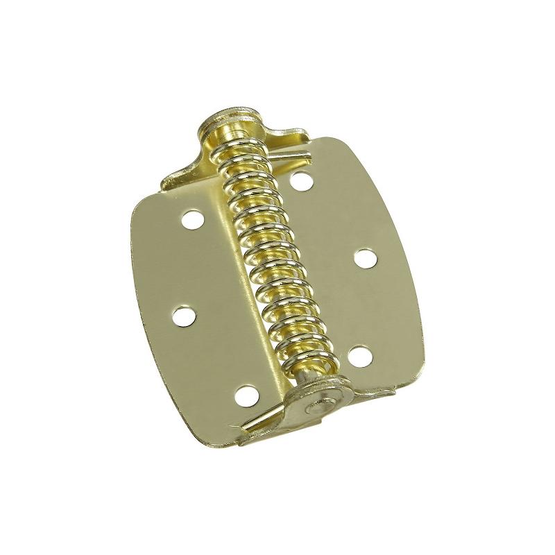 National 2" Spring Hinge Brass 2/pk