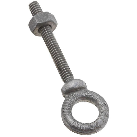 National 1/4" X 2" Eye Bolt W/Nut Galvanized