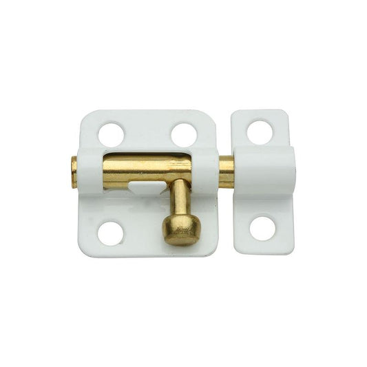 National 2" Barrel Bolt White