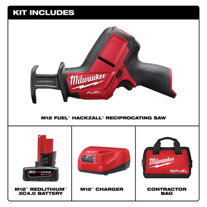 Milwaukee M12 Fuel Hackzall Kit 2520-21XC
