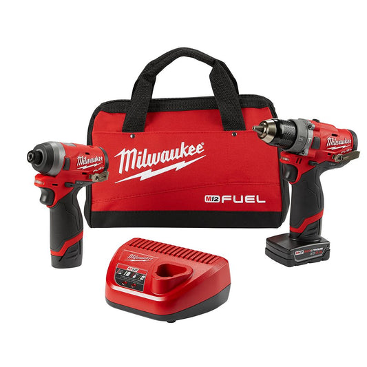 Milwaukee M12 Fuel Hammer Drill/Impact Combo Kit