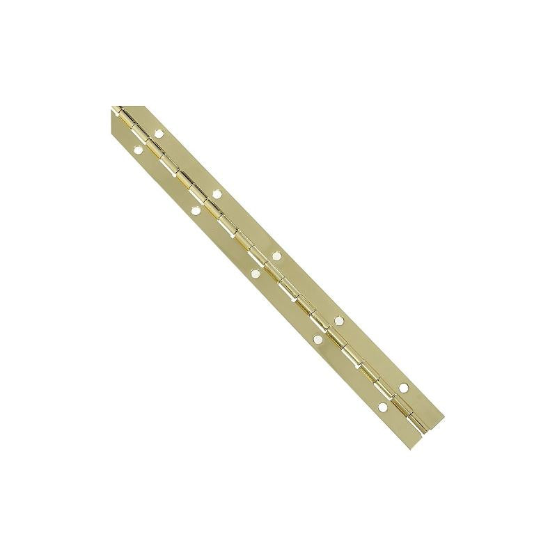 National 1 1/16" X 12" Piano Hinge Brass