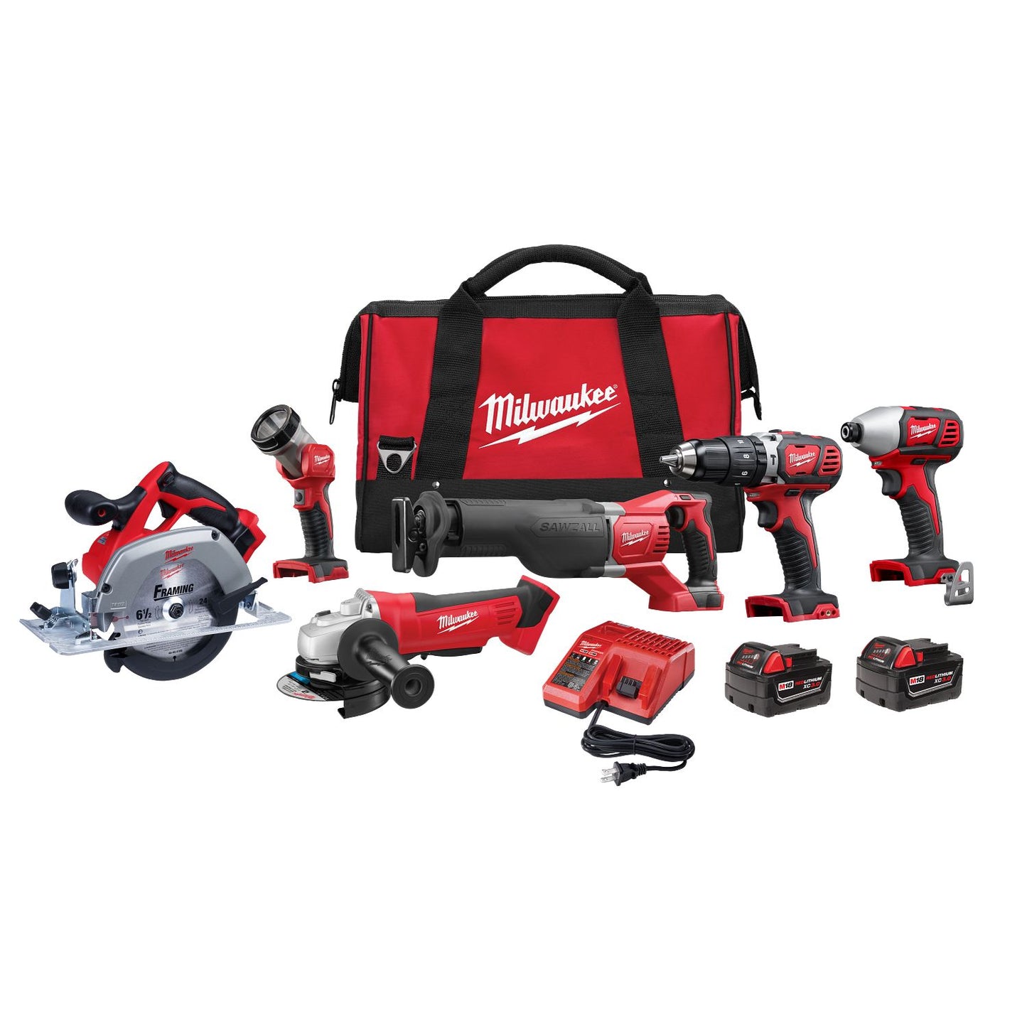 Milwaukee M18 6pcs Combo Kit 2696-26