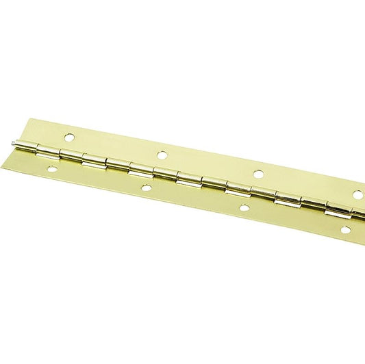 National 1 1/2" X 72" Piano Hinge Brass