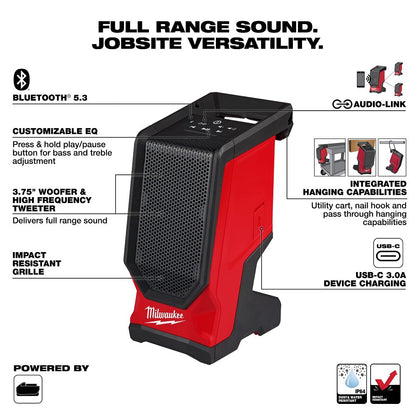 Milwaukee M18 Jobsite Speaker 2954-20