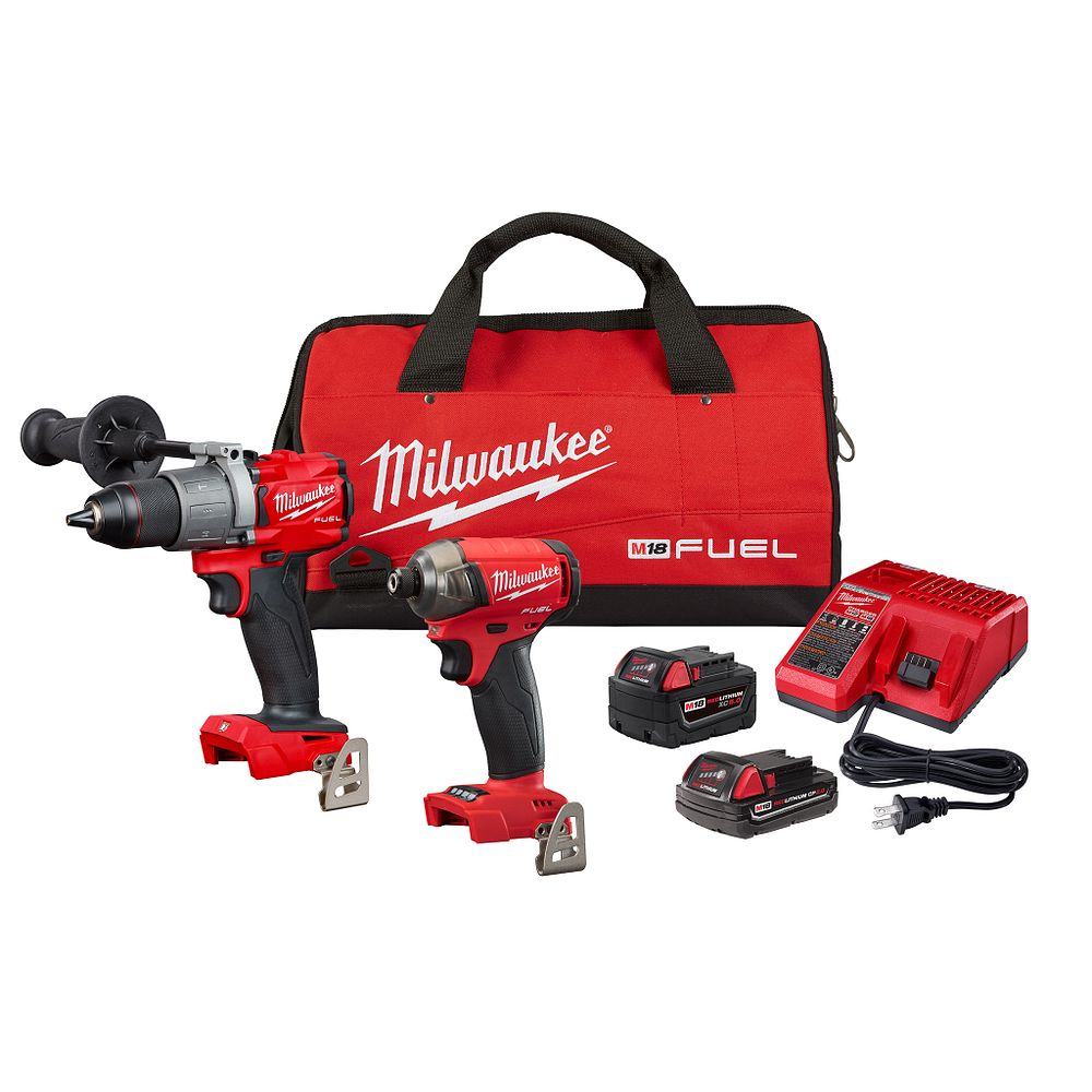 Milwaukee M18 Fuel Hammer Drill & Surge Impact Combo Kit