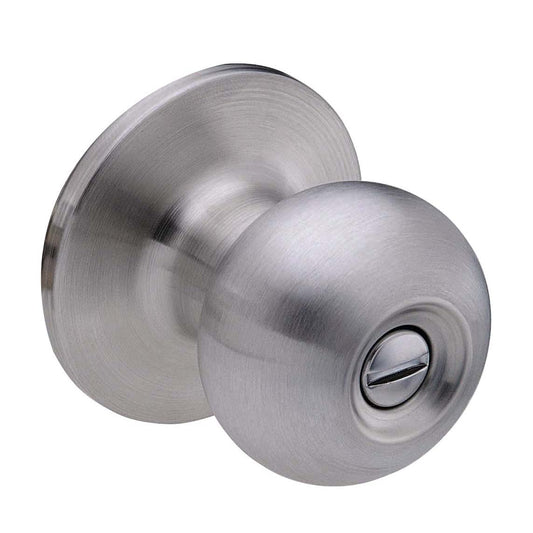 Taymor Villa Ball Knob Privacy Stainless Steel