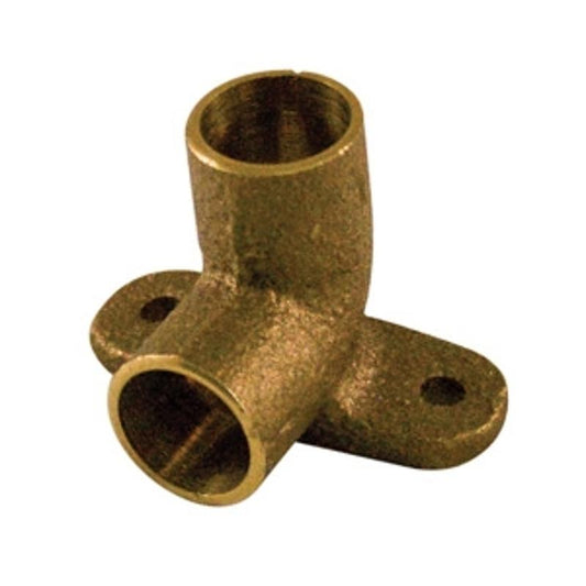 1/2" Brass Cast 90 Degree Drop Ear Elbow CXC