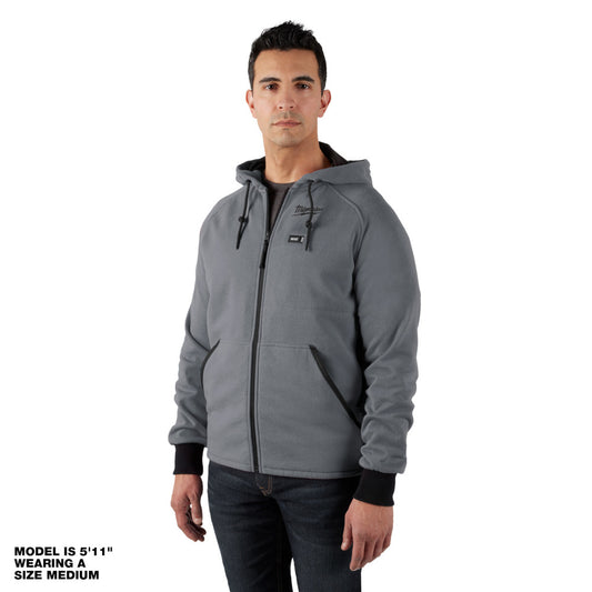 Milwaukee M12 Gray Heated Hoodie Large 306G-21L