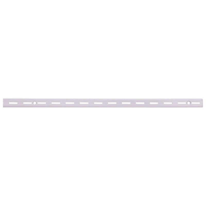 24" Shelf Slotted Track White