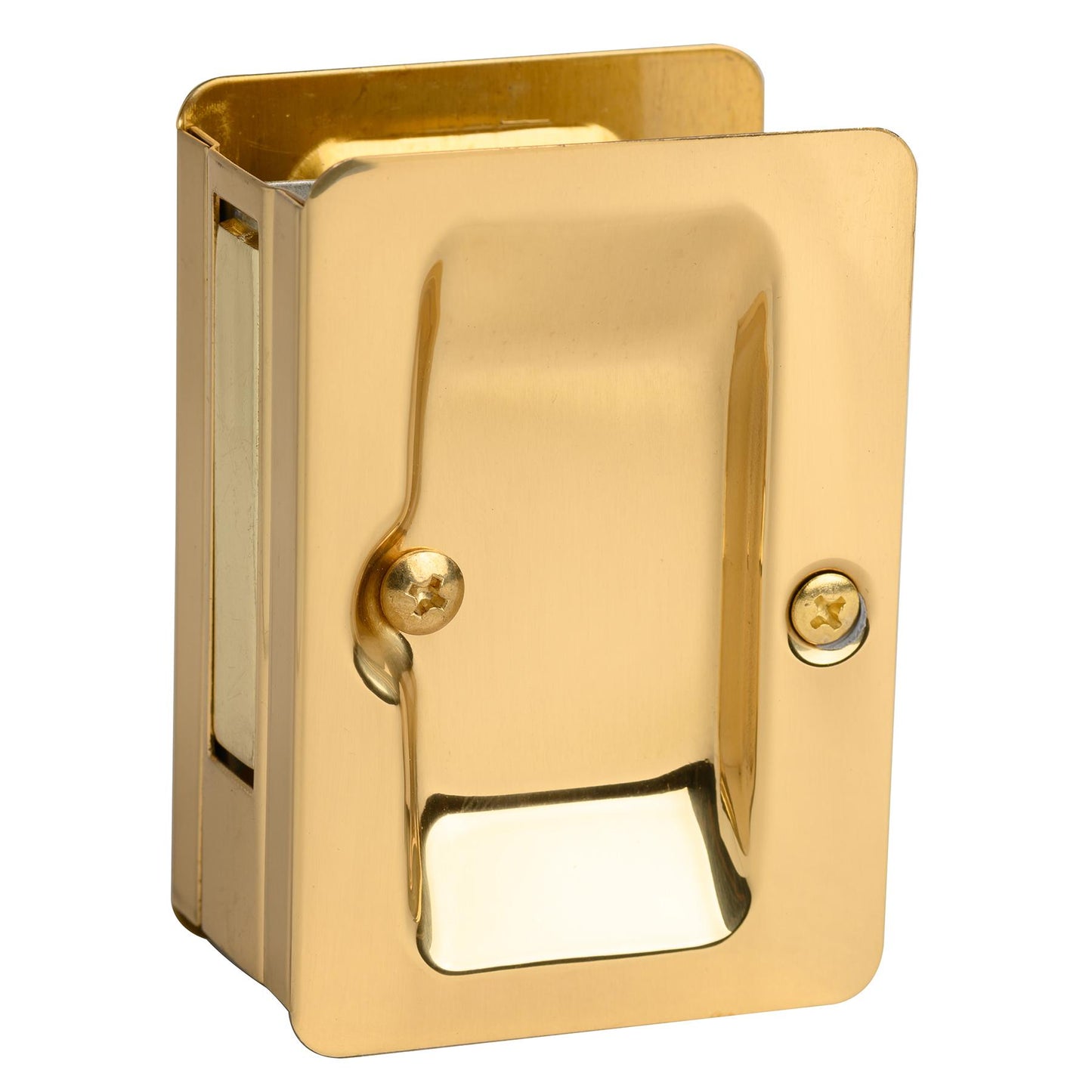 Taymor Rectangular Passage Sliding Door Lock Brass