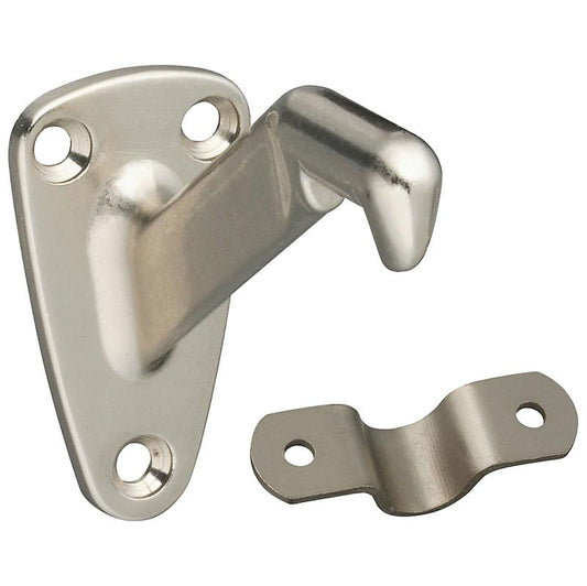 National Handrail Bracket HD Satin Nickle