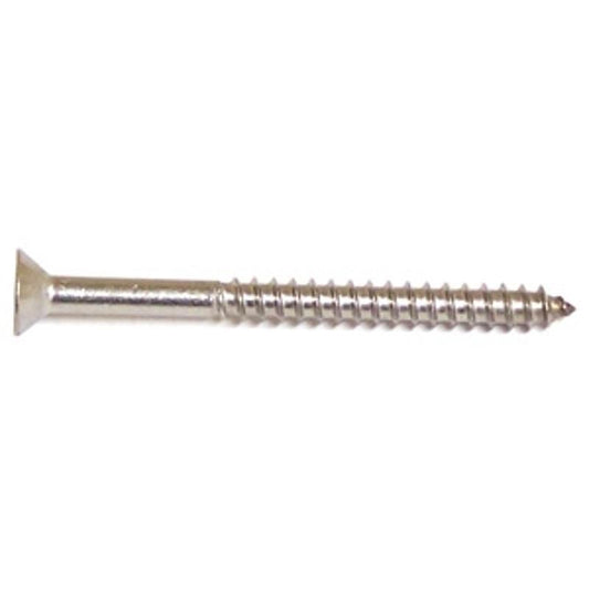 #10 X 1 1/4" S.S. Metal Screws - 100/Bx