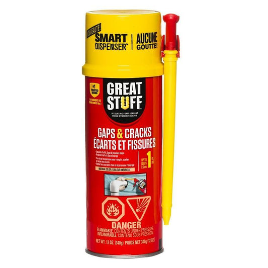 Great Stuff Big Gap Spray Foam 12oz (Straw)