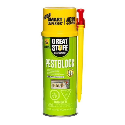 Great Stuff Pestblock Spray Foam 12oz (Straw)