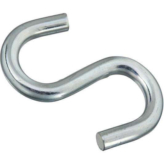 National 4" S Hook Open Zinc