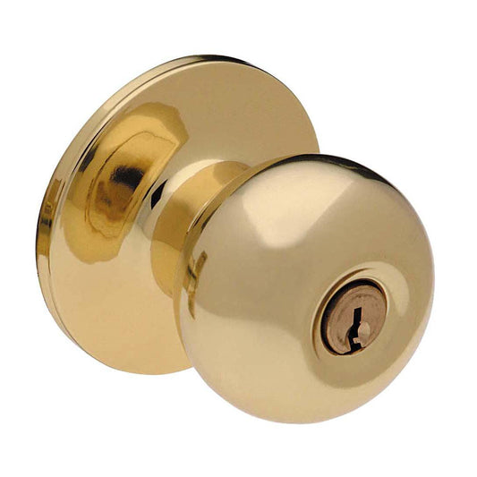 Taymor Villa Ball Knob Entry Brass