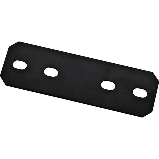 National 1/8" X 3" X 9.5" Mending Brace Black