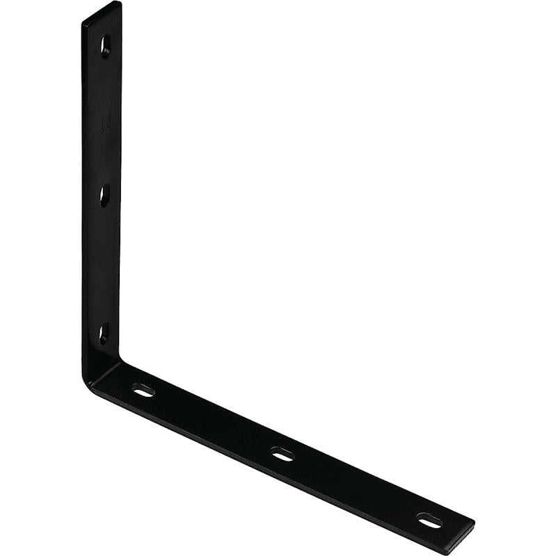 National 1 1/2" X 12.25" Brace Corner Black Steel