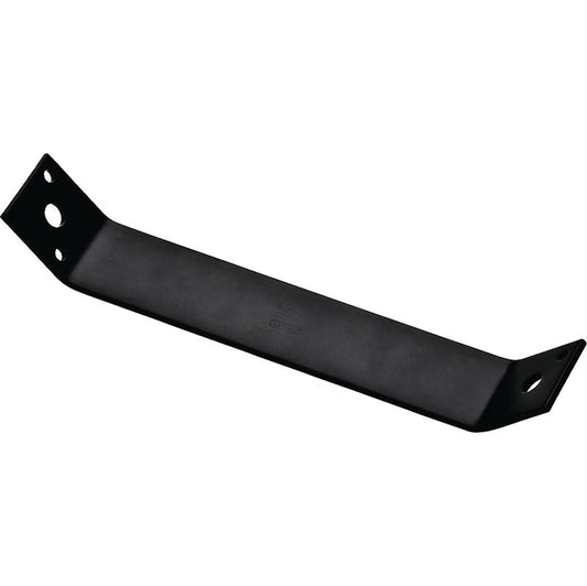 National 1/8" X 1.5" X 9.3" Strap Brace Black Steel