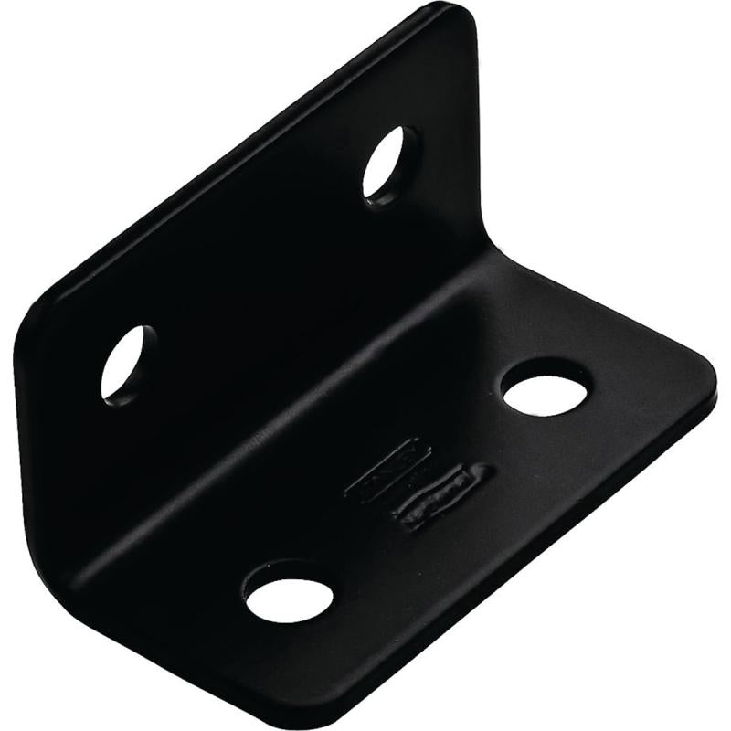 National 1/8" X 3" X 1.6" Corner Brace Black