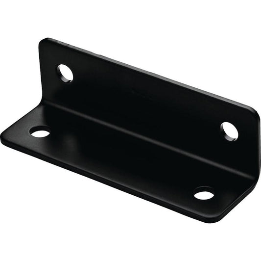 National 1/8" X 5" X 1.6" Corner Brace Black