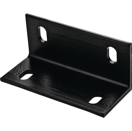 National 1/8" X 3" X 9.5" Mending Brace Black