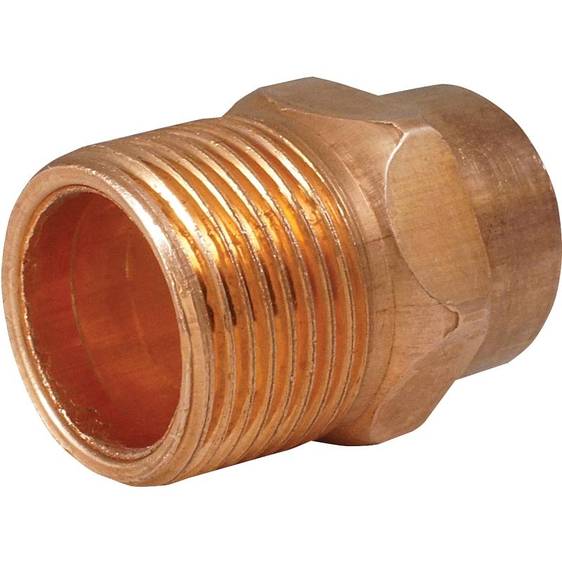 1" Wrot Copper MIP Adapter CXMIP