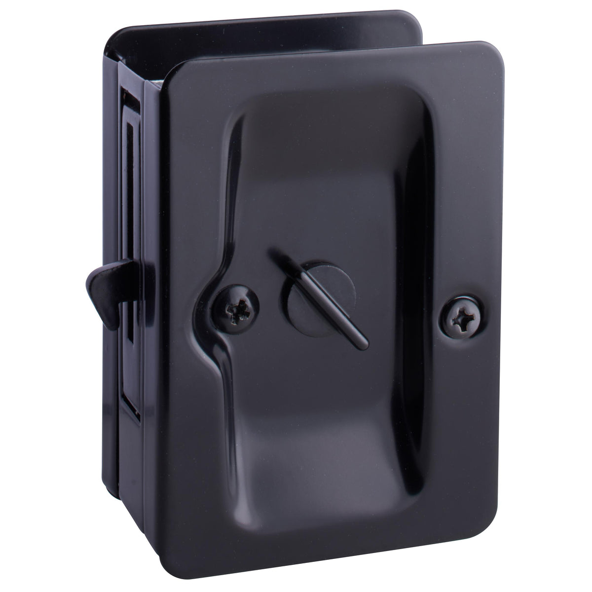 Molded Lock Rectangle Taymor Rectangular Privacy Sliding Door Lock Black – Handley Lumber