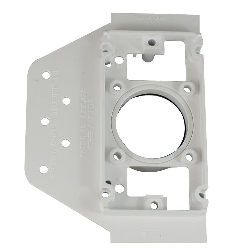 Central Vac PVC Mounting Plate